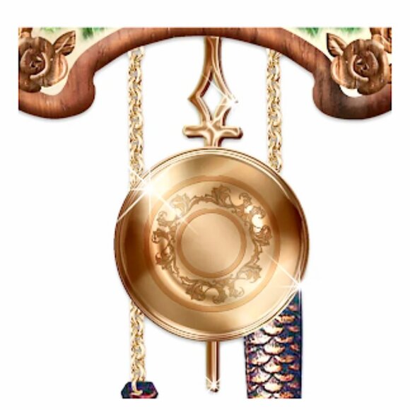 Cuckoo Clock-Dachshund by Linda Picken (Bradford Exchange) - Picture 9 of 12